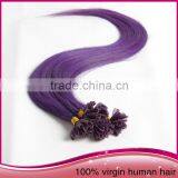 Pre-bonded Hair U-tip Hair I-tip Hair Clip In Hair Brazilian Virgin Remy Straight Hair Weaving thumbnail-4