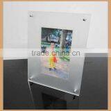 Customized Free Standing Acrylic Photo Frame With Advertising Nails thumbnail-4