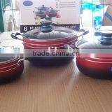 Unique Design Aluminum Nonstick Induction Cookware Sets Casseroel Set Buy as Seen on tv With Lid thumbnail-1