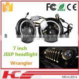 New White Lighting 60w High Low Beam Jeep 7 Inch Led Headlight thumbnail-1