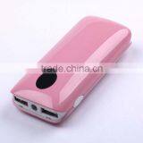 5200mah rechargeable battery case with 18650 Lithium battery cells for iphone5