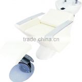 whole white modern styling shampoo chair; salon furniture