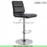 Chrome metal PU bar stools