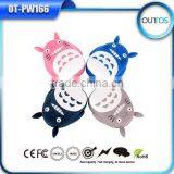 Cute Shape Design 7800mah Cartoon Totoro ABS 18650 Power Bank