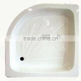 Steel Enameled Shower Tray Curved Type 80x80x15cm thumbnail-1