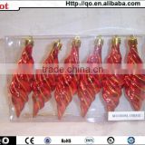 Best selling fashion christmas ornament spiral shape hanging decoration