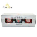 Custom Pattern Design and Print Paper Cardboard Scented Candles Gift Box Set With Inserts to Fit Candle Holder