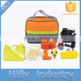 HF-4003 Hot Sale 19PCS Car Emergency Kit Outdoor Emergency Survival Tool Car Repair Safety Tools Kits (CE certificates)