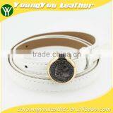 2015 NEW PU Fashion Girls Dresses Belt With Ebossed Bronze Buckles in Yiwu thumbnail-1