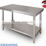 Stainless Steel Two Layers Work Table With Under Shelf,Work Bench thumbnail-1