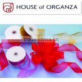 2014 Wholesale 100% Polyester Packing Organza Ribbon thumbnail-1