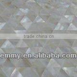 Triangle freshwater river shell mosaic tiles