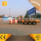 High quality hot-sale tri skeleton container semi-trailers