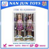 Hot Sale Pretty Dress Single Doll With Handbag and Shoes thumbnail-4
