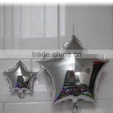5 Inch Start Shape Pure Color Foil Helium Balloons for Birthday Supplies thumbnail-5