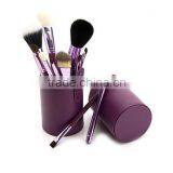 Professional 4 Colors New 12 Pcs Makeup Brush Cosmetic Make Up Brushes Set With Cup Holder Case Kit thumbnail-4