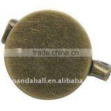 Brass Brooch Cabochon Settings, Antique Bronze Color, About 15x19.5x1mm, Pin: 1mm.(KK-J035-AB) thumbnail-1