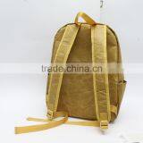Custom Eco Friendly Brown Tyvek Paper Stylish Durable Waterproof Backpack thumbnail-4