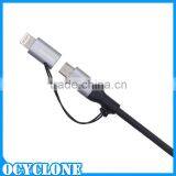 MFI Certified 2 in 1 Cable for Iphone 5 5C 5S With High Quality