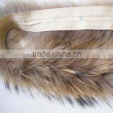 Fluffy Raccoon Fur Hood Trim thumbnail-4