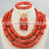 2016 Fashion Jewelry Made in China Wholesale/Natural Nigerian Handmade Coral Beads for Traditional Igbo Wedding thumbnail-4