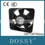 180mm Axial Cooling Fan Panel Exhaust Fan