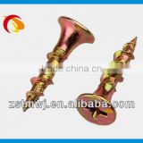 countersunk head phillips color zinc self tapping screw