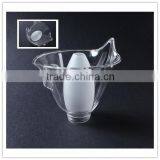 China Supplier Hanging Wall Flower Shape Mouth Blown Pyrex Glass Lamp Shade ,best-selling Home Decoration Glass Lamp Cover thumbnail-1