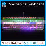 Cool Backlight LED Wired Gaming Mechanical Keyboard For Keyboard Gamer thumbnail-4