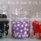 Clear Glass Jar thumbnail-1