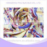 Square Fashion Flowers 100% Silk Printed Scarf thumbnail-6