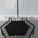 Mini Bungee Hexagon Trampoline With Handle Bar thumbnail-2