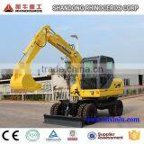 Construction Machinery 6ton Wheel Excavator New Excavator Price