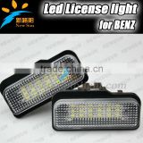 Auto Accessory Led Number License Plate Lamp For Benz W203(5D)Wanon W211 W219