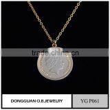 Special Chain Necklace Design From Jewelry Manufacturer/gold Plated Necklace Without Stone thumbnail-3