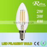 Led Filament Bulb Dimmable 2w 3w 4w High Brightness Led Bulb Light