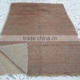 A WEIVED CASHMERE TWIL WEAVE SHAWL thumbnail-2