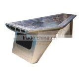 Aluminum Metal Rivets Wing Aviator Desk Vintage Aluminium Desk thumbnail-2