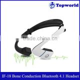 High End Noise Reduction Sweat Proof IF-18 Stereo Bone Conduction High Definition Music Bluetooth Headset