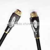 10M Lockable plug Metal housing HDMI CABLE with nylon net