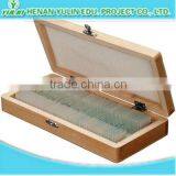 Bio Slides Laboratory Glass Slides Wooden Box
