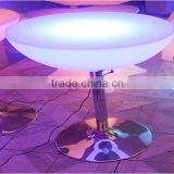 Remote Control Stainless Steel Base Led Lighting Cocktail Table thumbnail-3