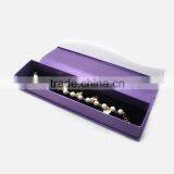 Purple Glare High Quality Cheap Paper & Plush Gift Box Jewelry Case thumbnail-5