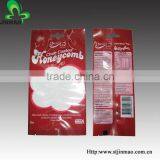 3 Side Seal Bag With Latest Window Designs for Candy Snack Food