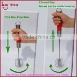 BT0154 14" Rotating Whisk With PP Handle Egg Beater With 430 Function Part 14" PP Handle Rotating Egg Beater With Hook thumbnail-2