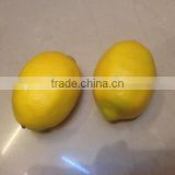 Plastic fake lemon / Artificial fruits and vegetables model / Lemon prop