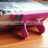 New design muliti-function silicone card holder with phone stand
