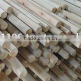 FACTORY DIRECT SELL NATURAL 22MM DIAMETER WOODEN BROOM STICK