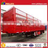 3 Axle 40ft Bulk Cargo Transport Side Door Fence Semi Trailer New or Used Farm Box Truck thumbnail-2