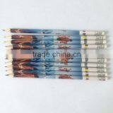 Fashion Yellow Wooden Black Lead Writing Pencil thumbnail-5